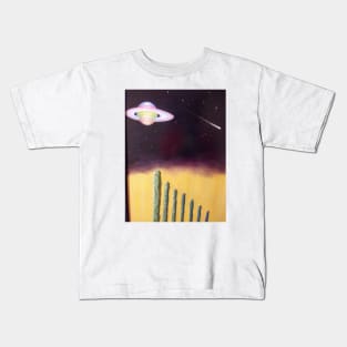 Somewhere In Outer Space Kids T-Shirt